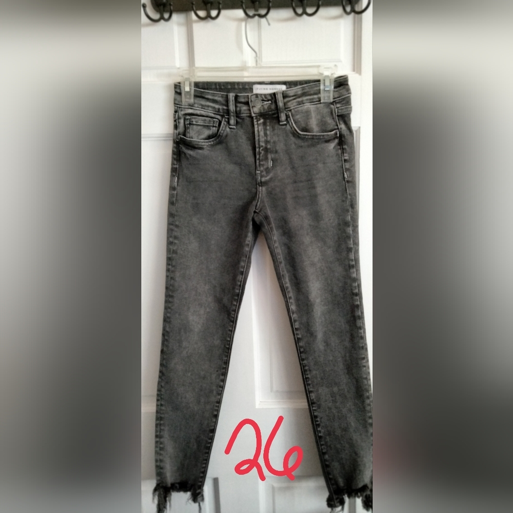 Flying Monkey Women's Charcoal Slim Jeans